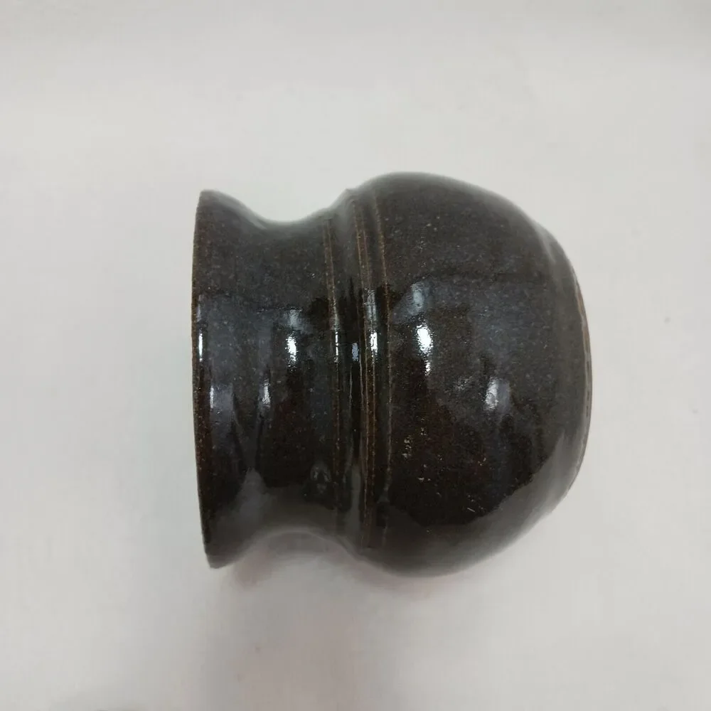 African Violet Plant Pot Stoneware Pottery 4